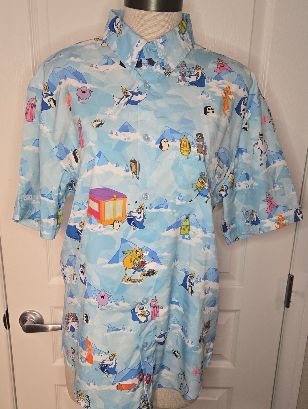 RSVLTS Adventure Time "All Hail the Ice King" Button-Up Shirt